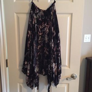 Free People Handkerchief hem skirt
